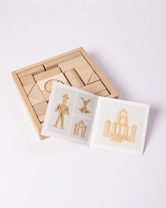 SET Bloques de Madera 22 piezas